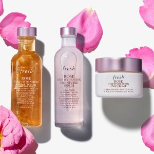 Fresh Rose Deep Hydration Routine Bundle