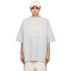 Essentials Grey Crewneck T-Shirt