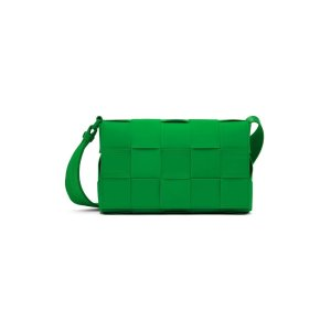 Bottega Veneta Green Cassette Messenger Bag