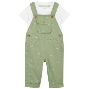Carter's Baby 2-Piece Tee & Chameleon Coverall Set