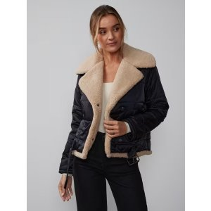 Long Sleeve Sherpa Puffer Jacket