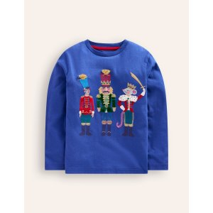 Boden Fun Superstitch Grid T-ShirtSapphire Blue