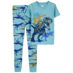 Carter's Kid 2-Piece Dinosaur 100% Snug Fit Cotton Pajamas