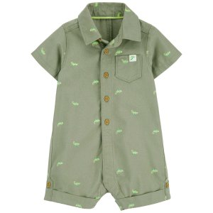 Carter's Baby Chameleon Canvas Romper