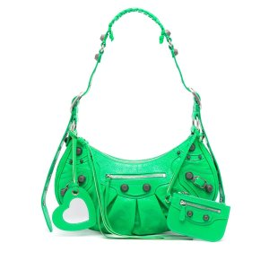 Balenciaga Le Cagole S shoulder bag green | MODES