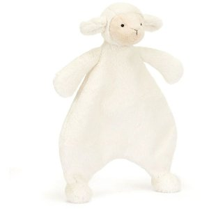 Jellycat Bashful Lamb Comforter, 11"