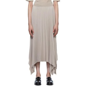 Joseph Beige Ade Midi Skirt