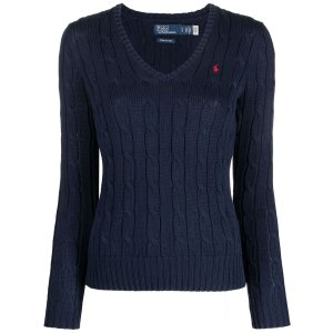 Polo Ralph Lauren Kimberly Polo Pony cable-knit jumper