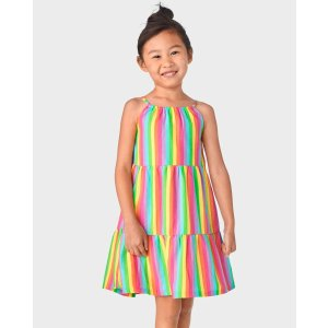 Gymboree Girls Rainbow Tiered Cover-Up - Splish-Splash - time for teal