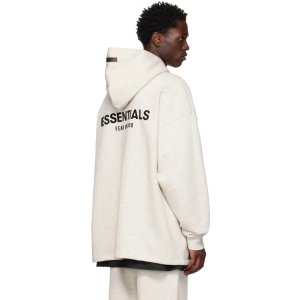 Essentials Off-White Relaxed Hoodie