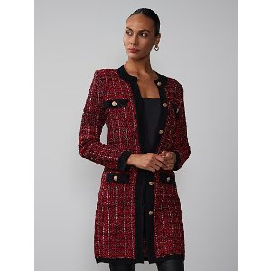 Tweed Longline Cardigan