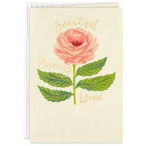 Hallmark Good Mail Mother's Day Card (Beautiful, Amazing, Loved), S21.0ea