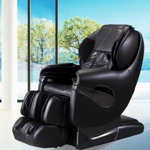 Titan Pro Series Black Faux Leather Reclining Massage Chair-TP-8500BLACK - The Home Depot