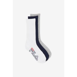 Fila Women's Speckle Stripe Crew Sock 3-Pack