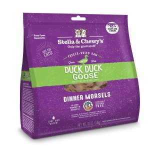 Stella & Chewy's Freeze-Dried Raw Dinner Morsels Protein Rich Duck Duck Goose Recipe Dry Cat Food, 18 oz.