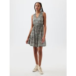 Gap Sleeveless Splitneck Mini Dress