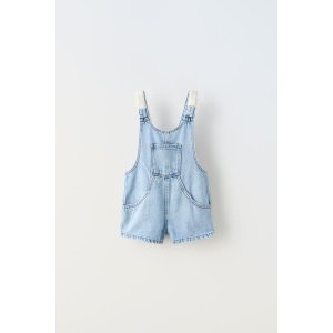 Zara CROCHETED OVERALL SHORTS