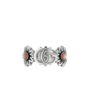 Gucci sterling silver GG Marmont ring