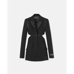 Versace Cutout Single-Breasted Blazer