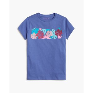 J.Crew Girls' tropical flowers graphic tee