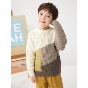 Balabala Balabala Young Boy Warm And Chic Sweater Knitwear | SHEIN USA