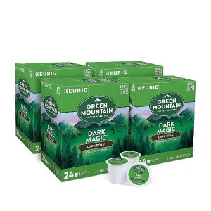 Green Mountain Dark Magic Decaf Coffee Keurig® K-Cup® Pods, Dark Roast, 96/Carton (504067)