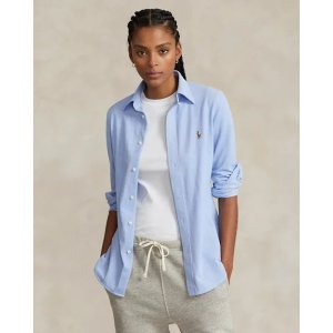Ralph Lauren Slim Fit Knit Cotton Oxford Shirt