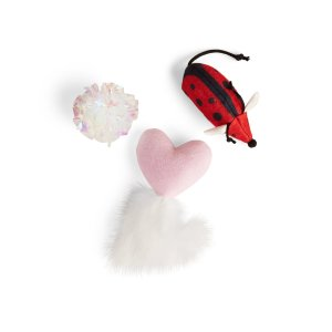 YOULY Valentine's Day 3-Piece Cat Toy Set, Small