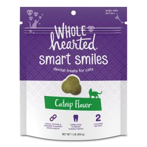 WholeHearted Catnip Flavor Cat Dental Treats, 16 oz.