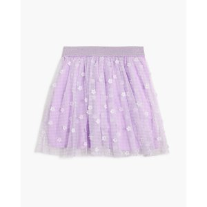 J.Crew Girls' gingham floral skirt