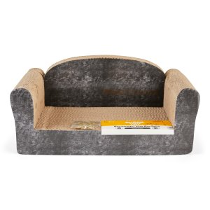 EveryYay Assorted Scratchin' the Surface Cardboard Couch Cat Scratcher, 19.75" L X 11" W X 9" H
