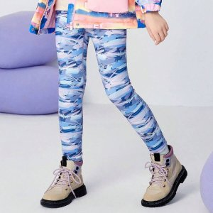 Balabala Balabala Tween Girl Abstract 3D Print Trousers | SHEIN USA