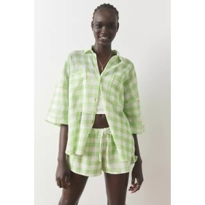 Out From Under Beach Boardwalk Button-Down Shirt