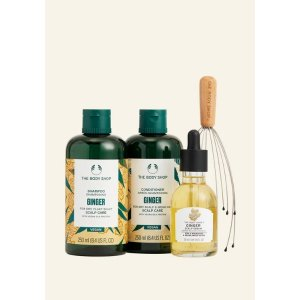The Body Shop Shake & Swish Ginger Haircare Gift Set | Gifts | The Body Shop