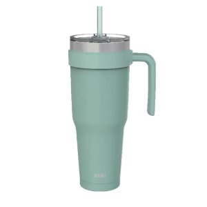 ZAK! Designs Stainless Steel Double Walled Vacuum Waverly Tumbler - Green