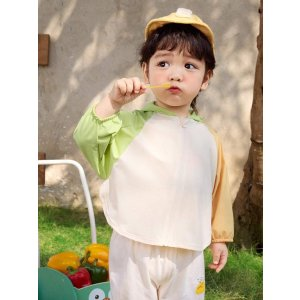 Balabala Men And Women's Baby Outerwear Baby Clothes 2024 New Summer Sunscreen Hooded Fashion Loose Breathable | SHEIN USA