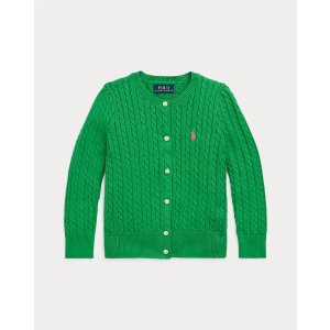 Ralph Lauren Mini-Cable Cotton Cardigan