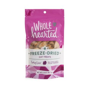 WholeHearted WholeHearted Turkey Liver Freeze-Dried Cat Treats, 2 oz.