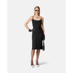 Versace Corset Midi Dress