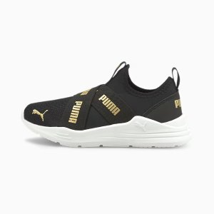 Puma Wired Run Slip-On Little Kids' Shoes