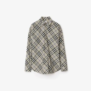 Burberry Check Cotton ShirtPrice $780.00