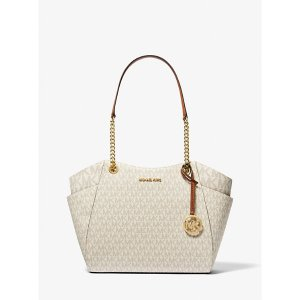 Michael Kors Jet Set Large Signature Logo Shoulder Bag