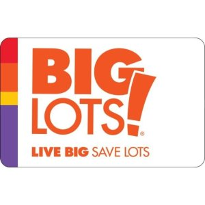Save $15 off a $100 Big Lots eGift Card