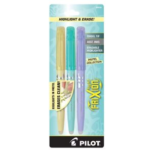 PilotFrixion Pastel Erasable Highlighters3.0Ea
