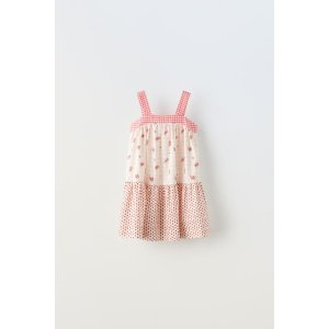 Zara COMBINATION PRINTED DRESS