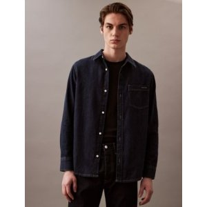 Calvin Klein Classic Denim Button-Down Shirt
