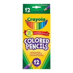 Crayola ® Color Pencils, Assorted Colors, Set Of 12 Color Pencils
