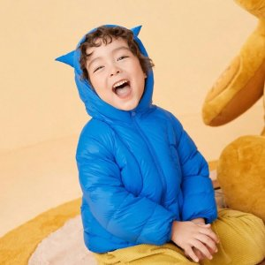 Balabala Balabala Young Boy Hooded Basic Light Down Jacket | SHEIN USA