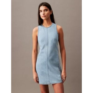 Calvin Klein Chambray Mini Shift Dress