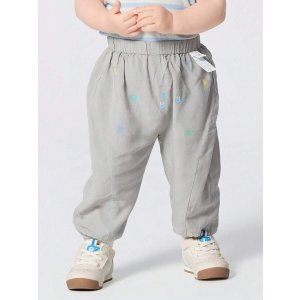 SHEIN Balabala Baby Boys' Casual Pants, Lantern Design, Stylish And Comfortable Summer Wear
